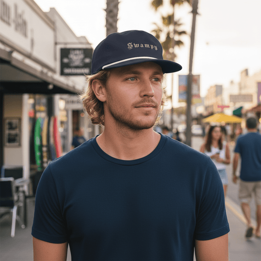 The Surf Rope Cap - Navy - Swampy Couture - hat