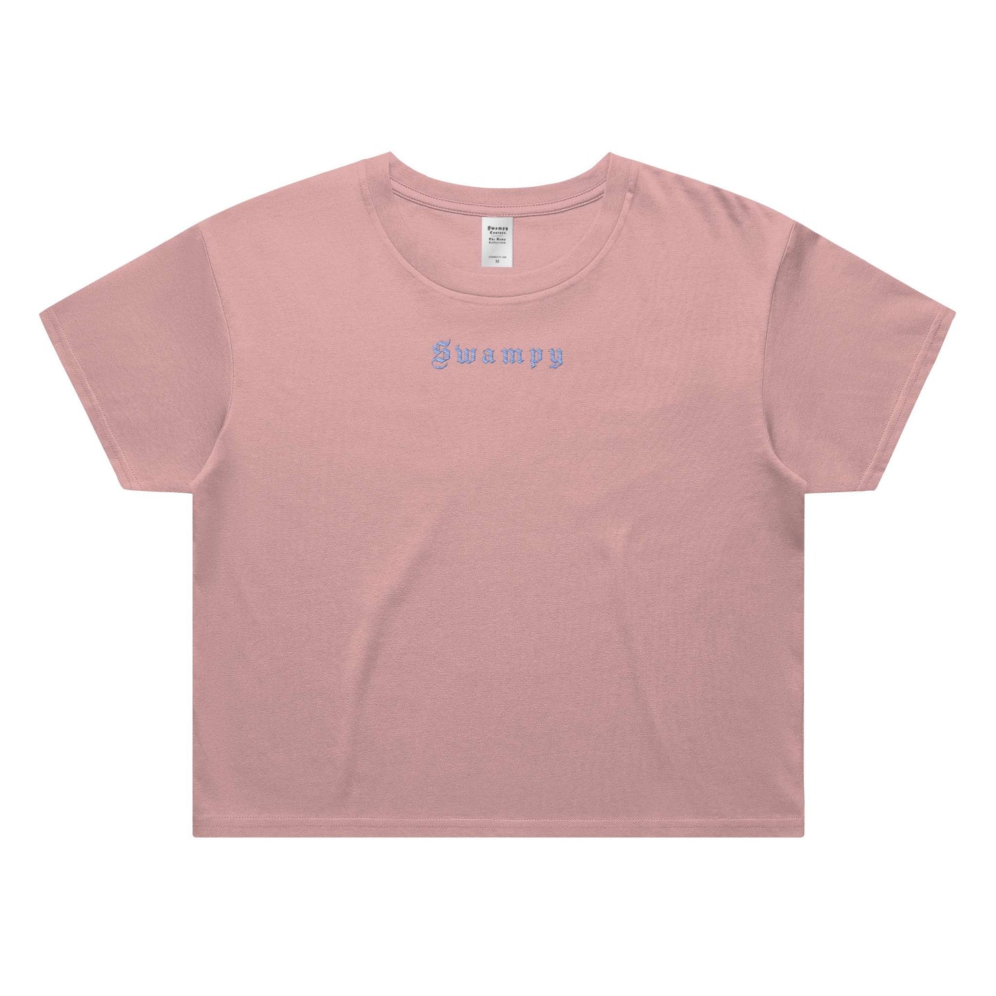 Cali Crop Top - Desert Pink - Swampy Couture - tshirt