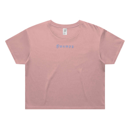Cali Crop Top - Desert Pink - Swampy Couture - tshirt