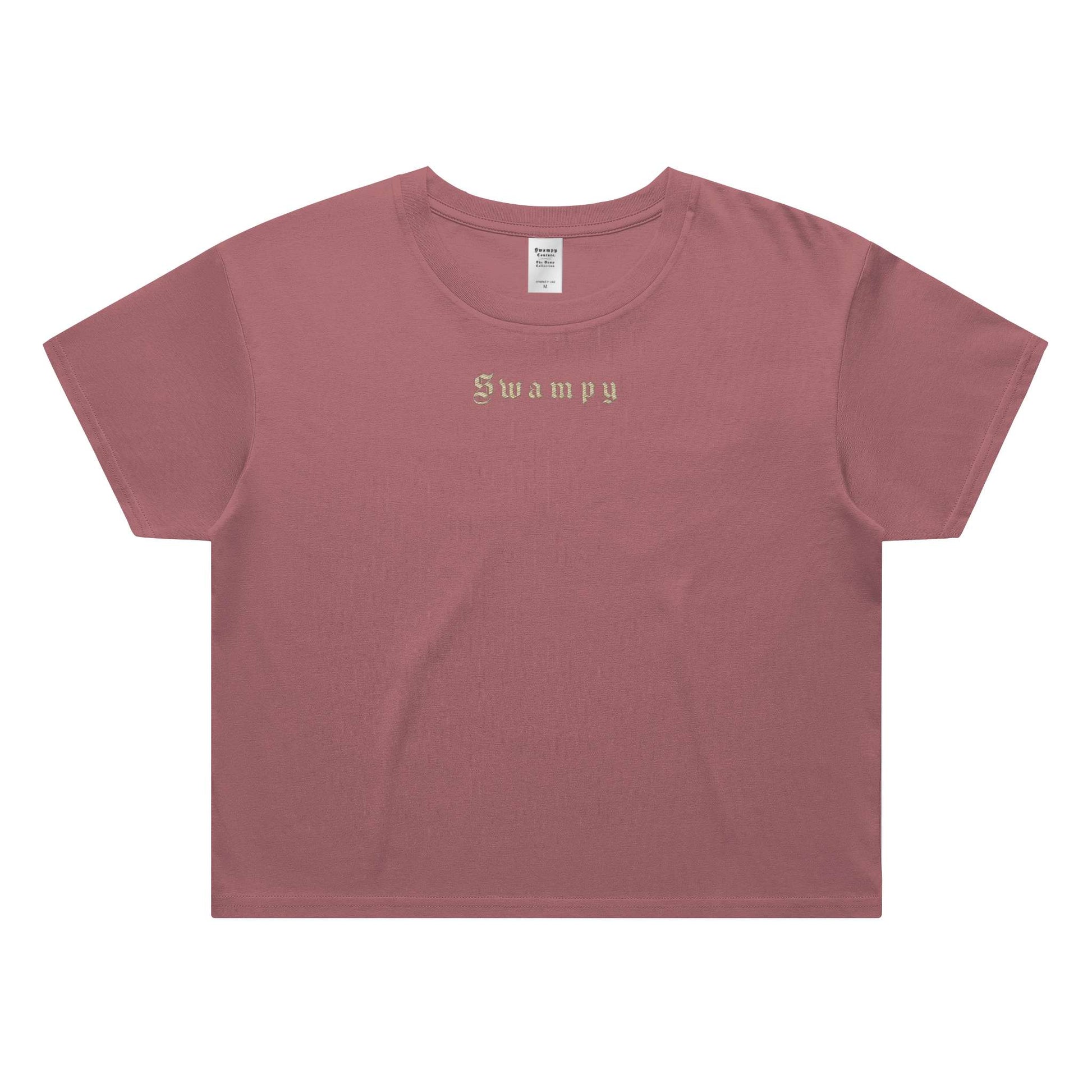 Cali Crop Top - Smoked Paprika - Swampy Couture - tshirt