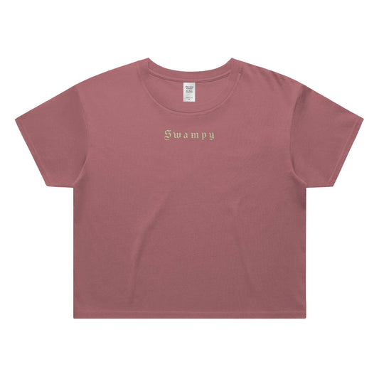 Cali Crop Top - Smoked Paprika - Swampy Couture - tshirt