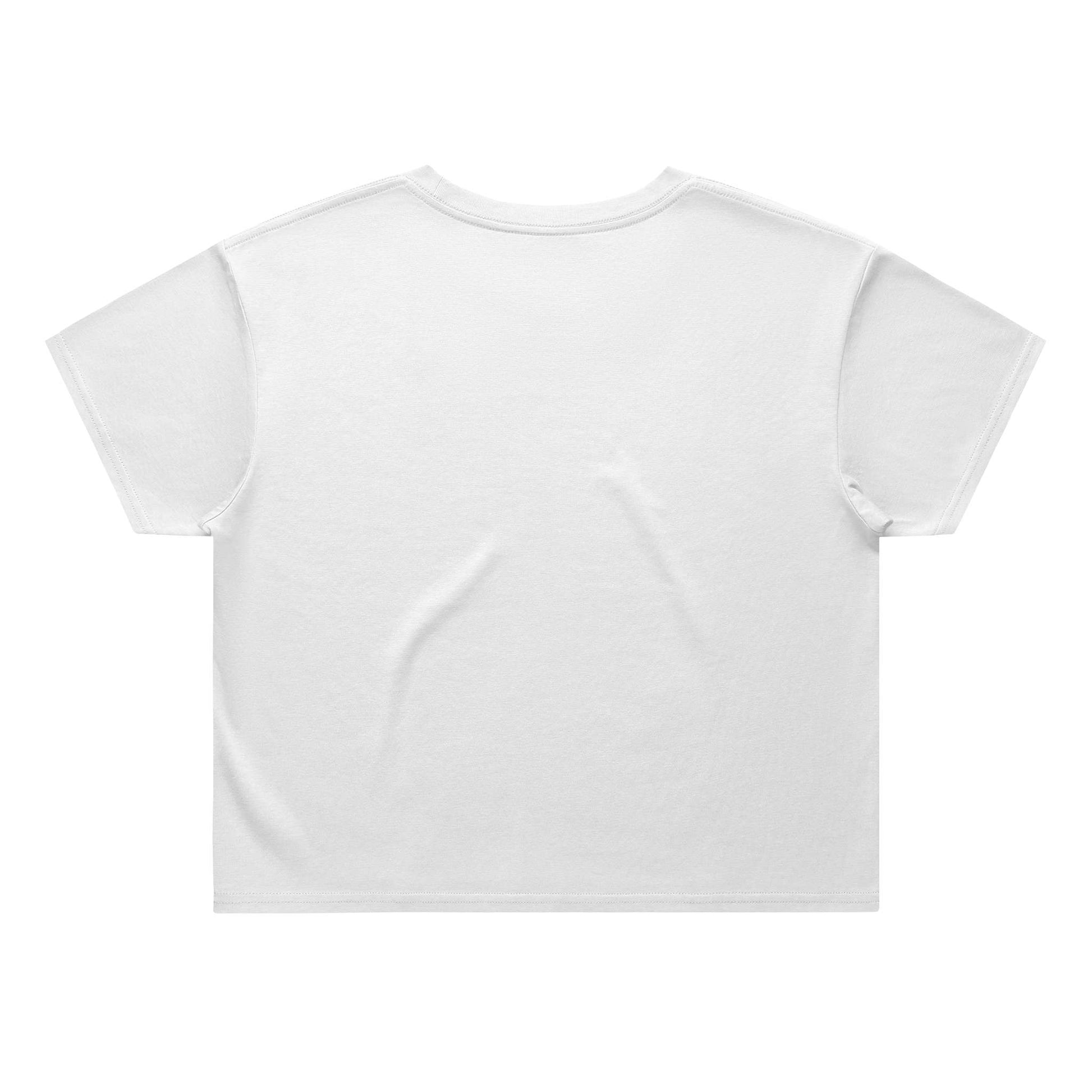 Cali Crop Top - White - Swampy Couture - tshirt