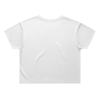 Cali Crop Top - White - Swampy Couture - tshirt