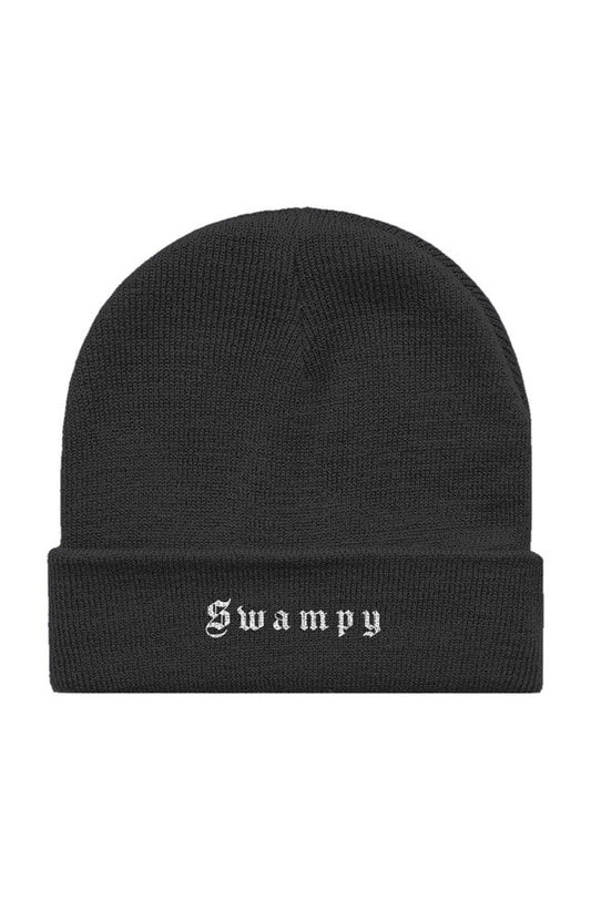 Cuff Beanie - Black - Swampy Couture - beanies