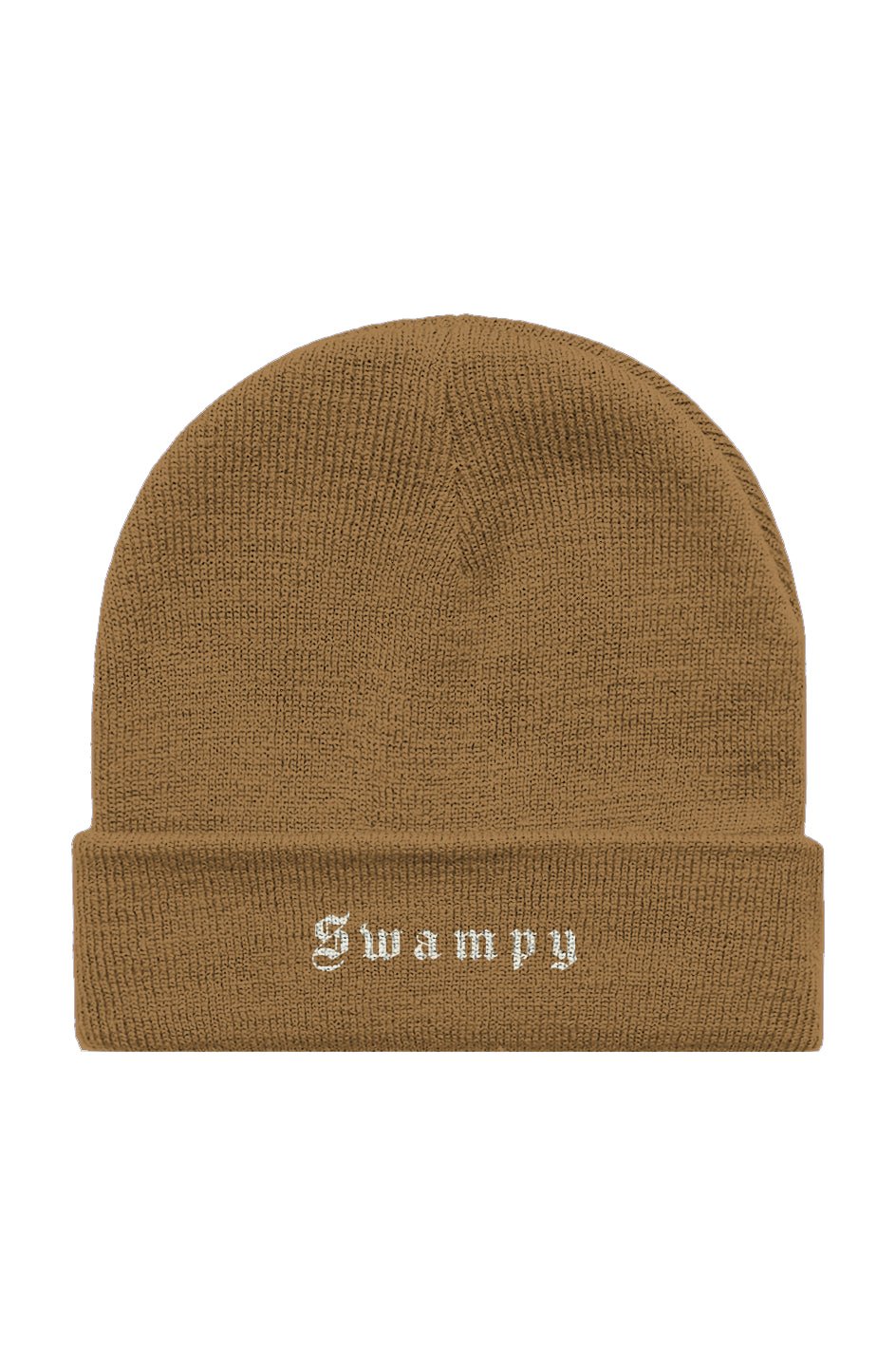 Cuff Beanie - Camel - Swampy Couture - beanie