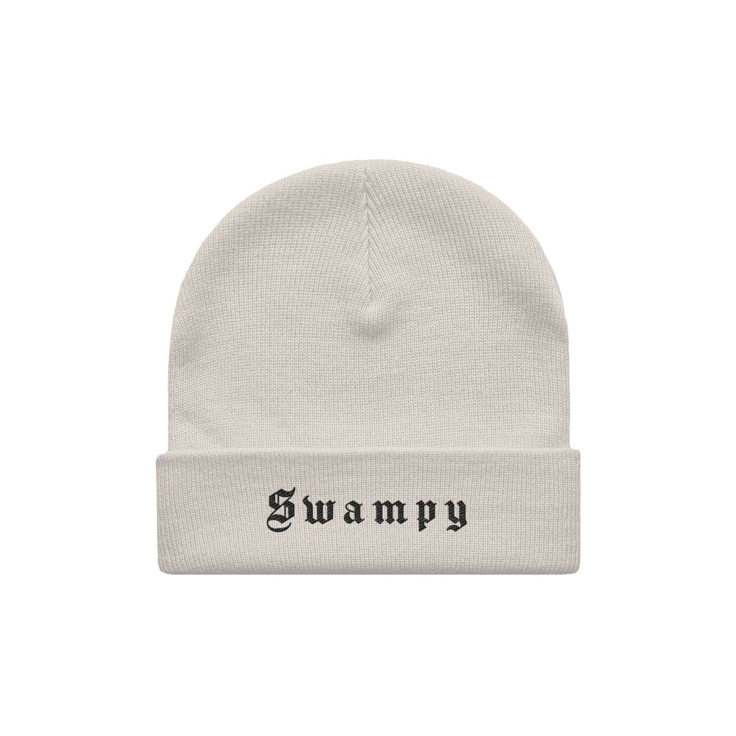 Cuff Beanie - Ecru - Swampy Couture - beanie