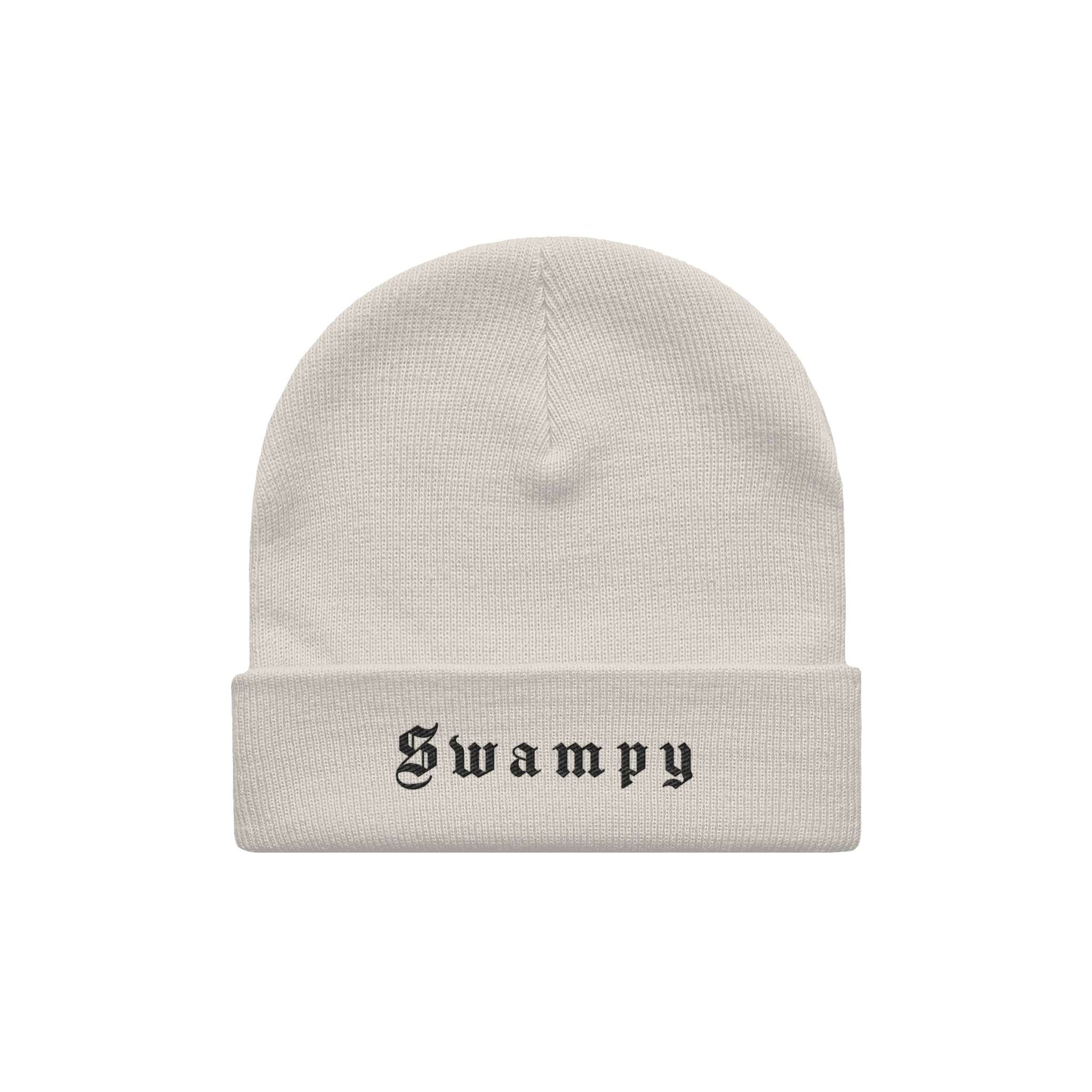 Cuff Beanie - Ecru - Swampy Couture - beanie