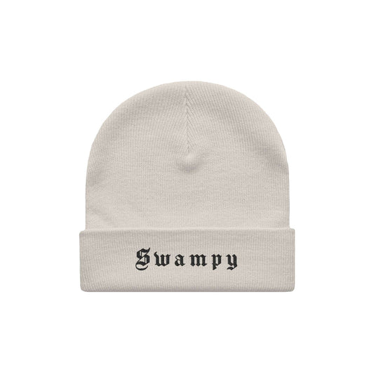 Cuff Beanie - Ecru - Swampy Couture - beanie