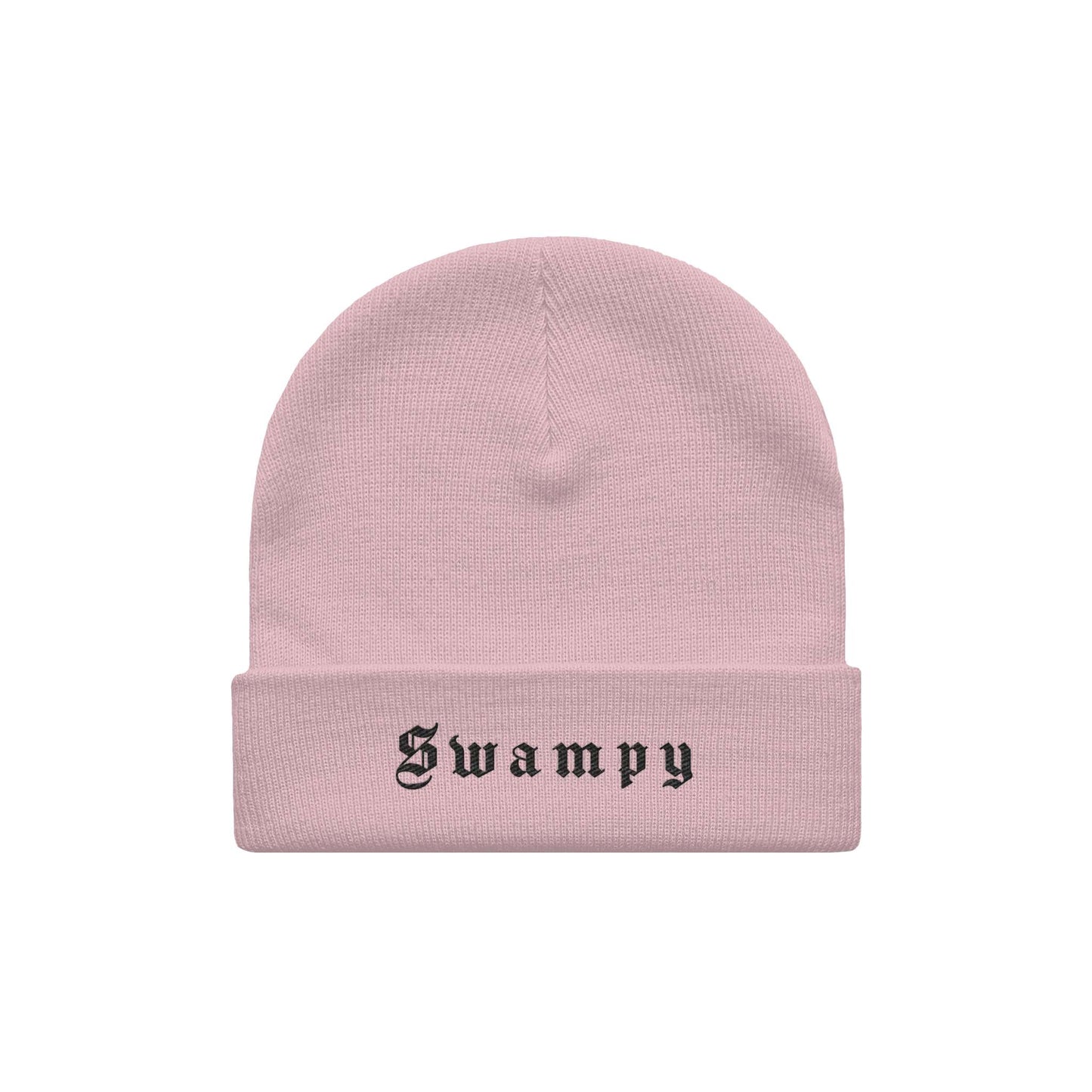Cuff Beanie - Pink - Swampy Couture - beanie