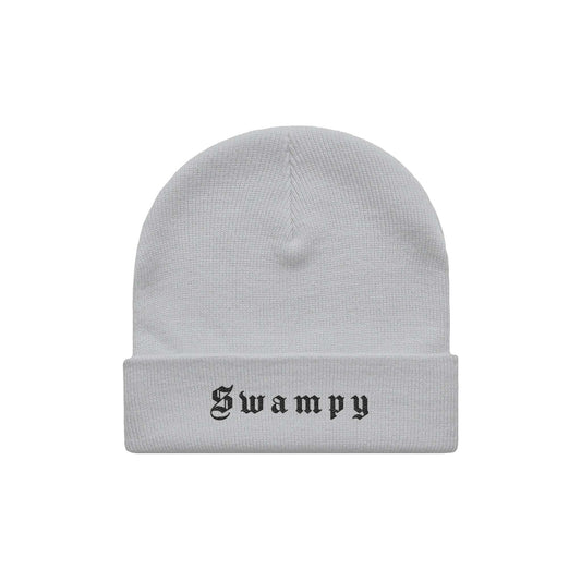 Cuff Beanie - White Heather - Swampy Couture - beanie