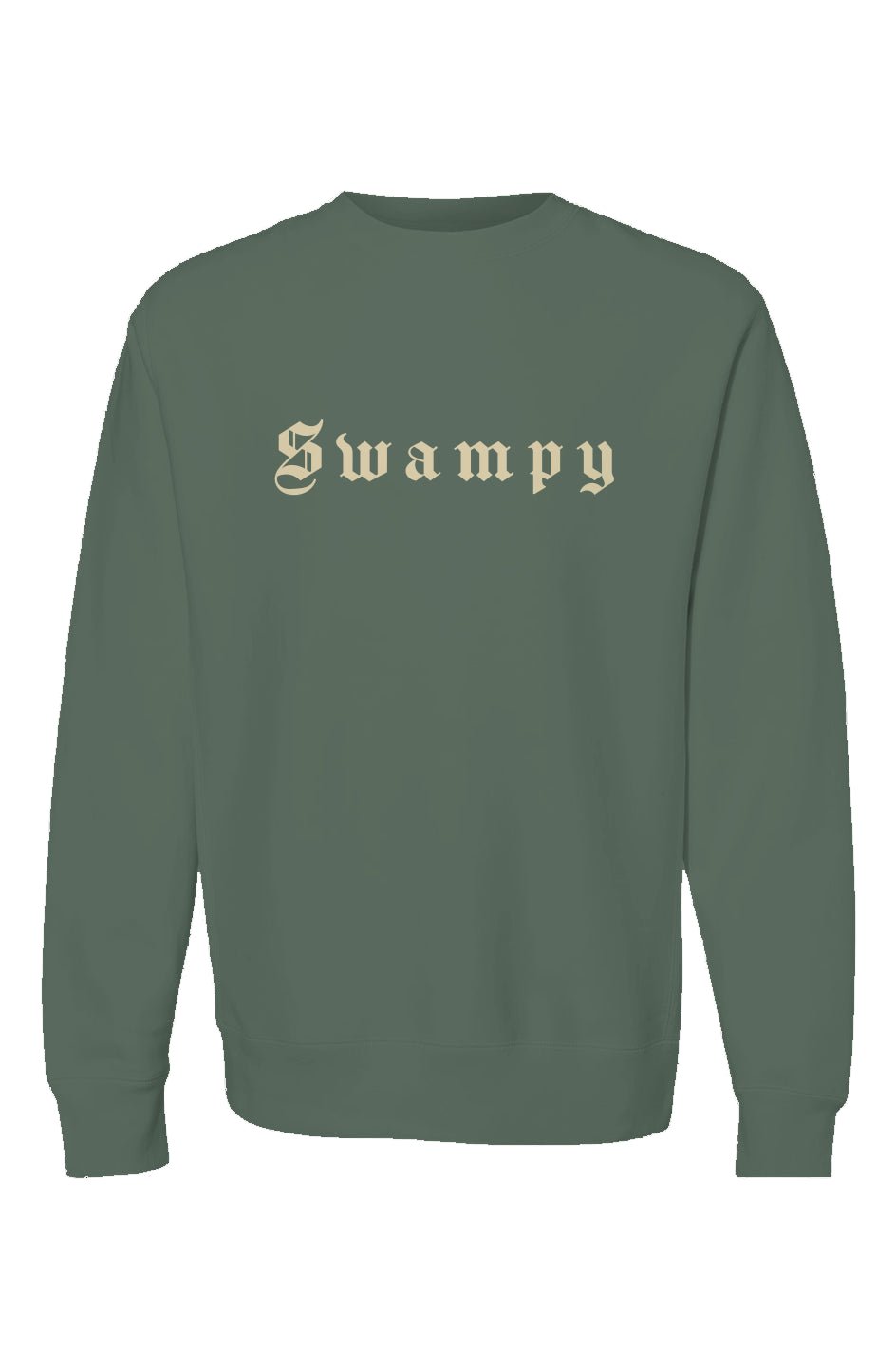 Heavyweight Crewneck - Alpine Green - Swampy Couture - sweatshirt