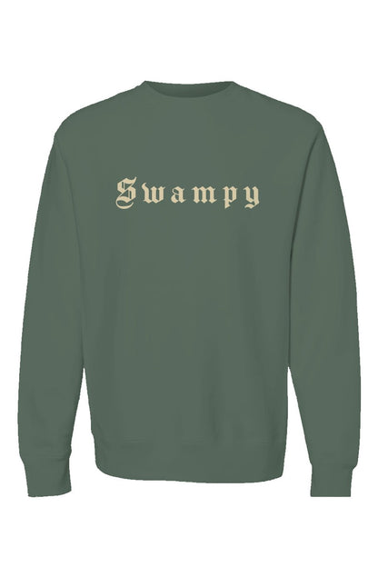 Heavyweight Crewneck - Alpine Green - Swampy Couture - sweatshirt