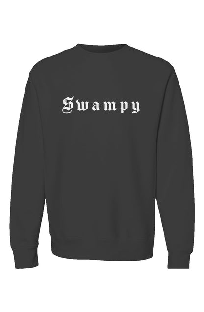 Heavyweight Crewneck - Black - Swampy Couture - sweatshirt