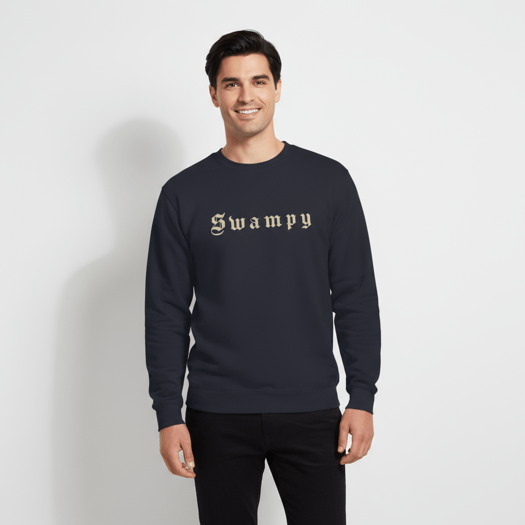 Heavyweight Crewneck - Navy - Swampy Couture - sweatshirt