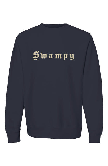 Heavyweight Crewneck - Navy - Swampy Couture - sweatshirt