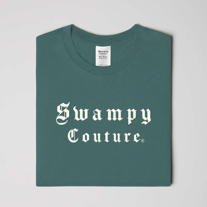 Premium Pigment Dye Tee - Alpine Green - Swampy Couture - tshirt