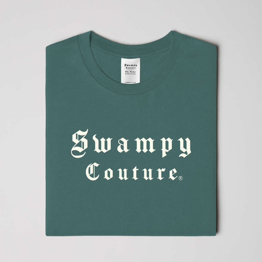 Premium Pigment Dye Tee - Alpine Green - Swampy Couture - tshirt