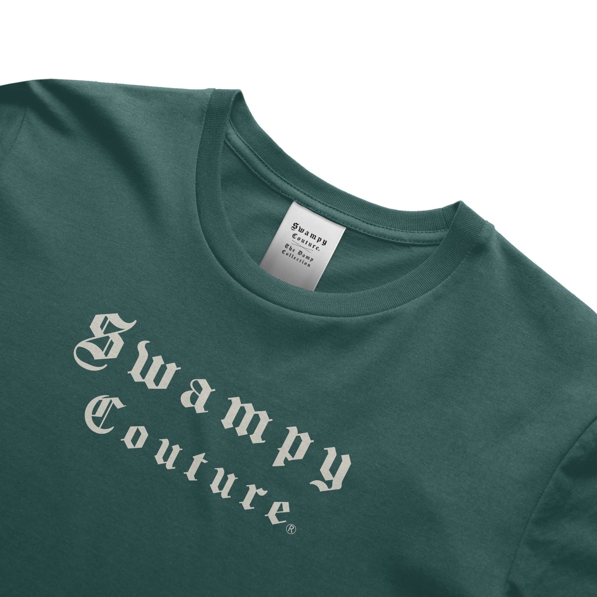 Premium Pigment Dye Tee - Alpine Green - Swampy Couture - tshirt