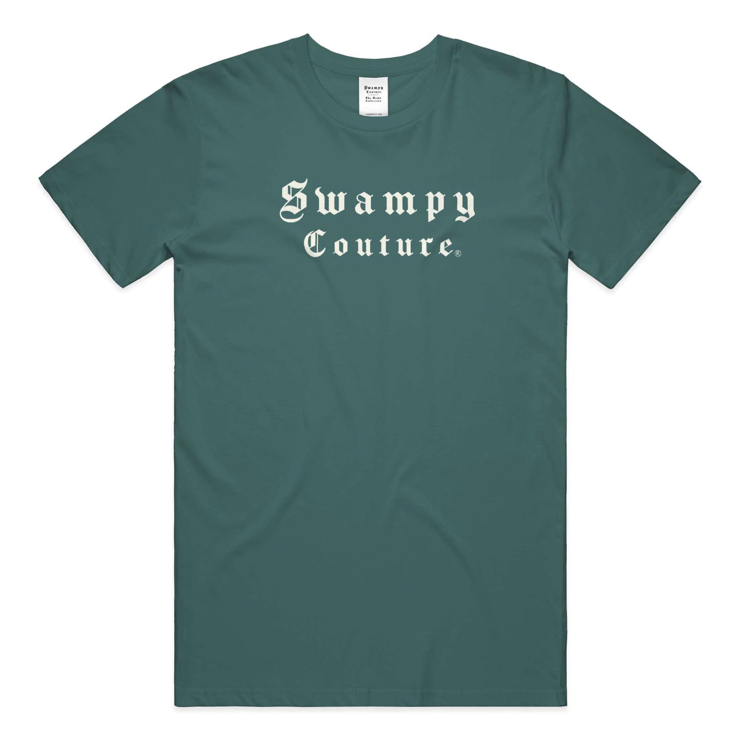 Premium Pigment Dye Tee - Alpine Green - Swampy Couture - tshirt