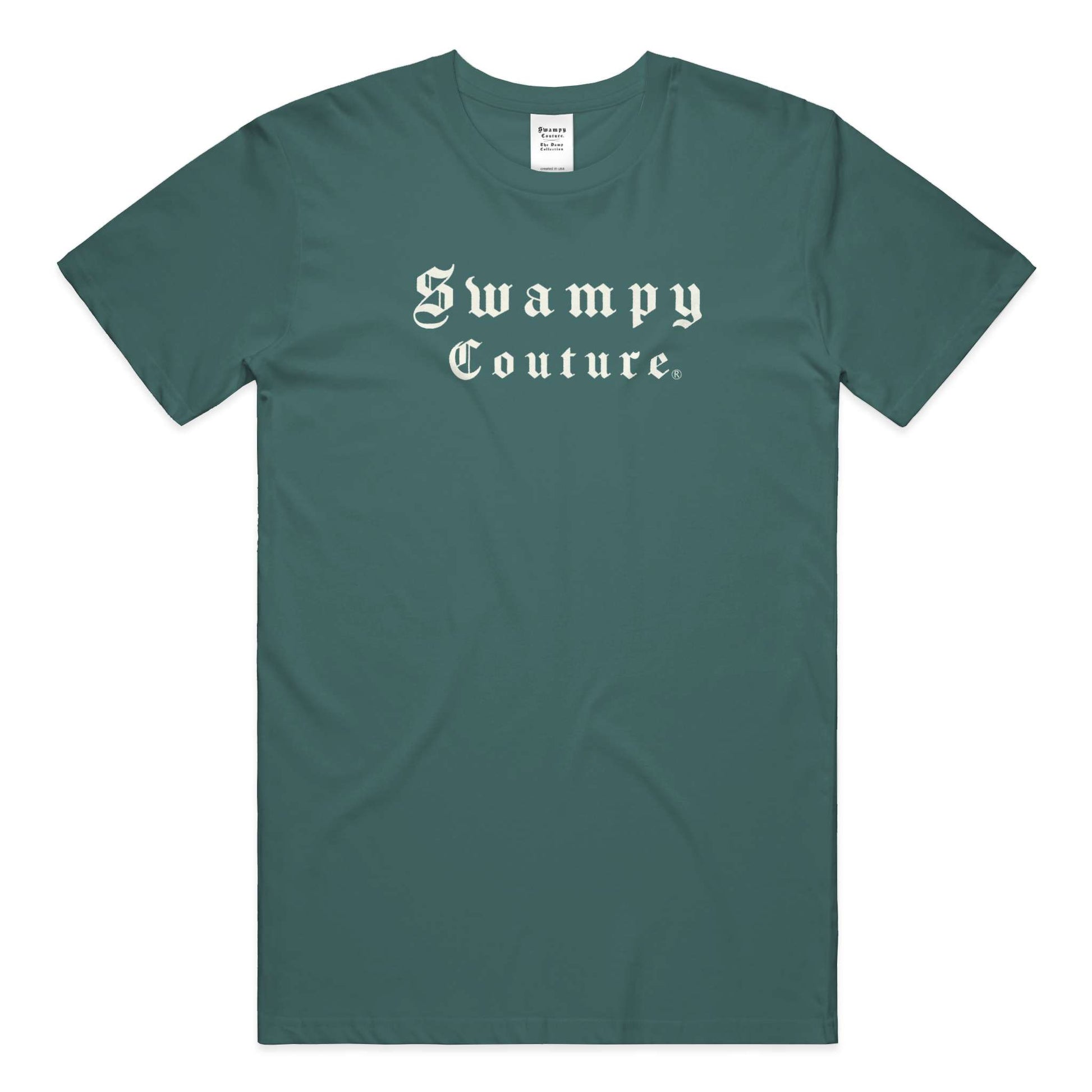 Premium Pigment Dye Tee - Alpine Green - Swampy Couture - tshirt