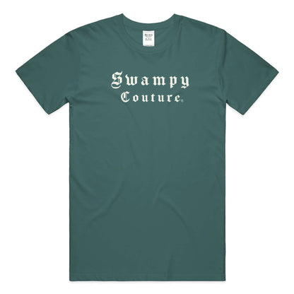 Premium Pigment Dye Tee - Alpine Green - Swampy Couture - tshirt