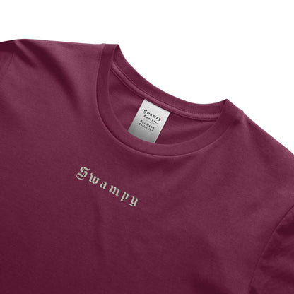 Premium Tee - Maroon - Swampy Couture - tshirt