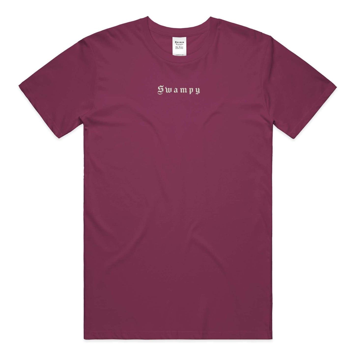 Premium Tee - Maroon - Swampy Couture - tshirt
