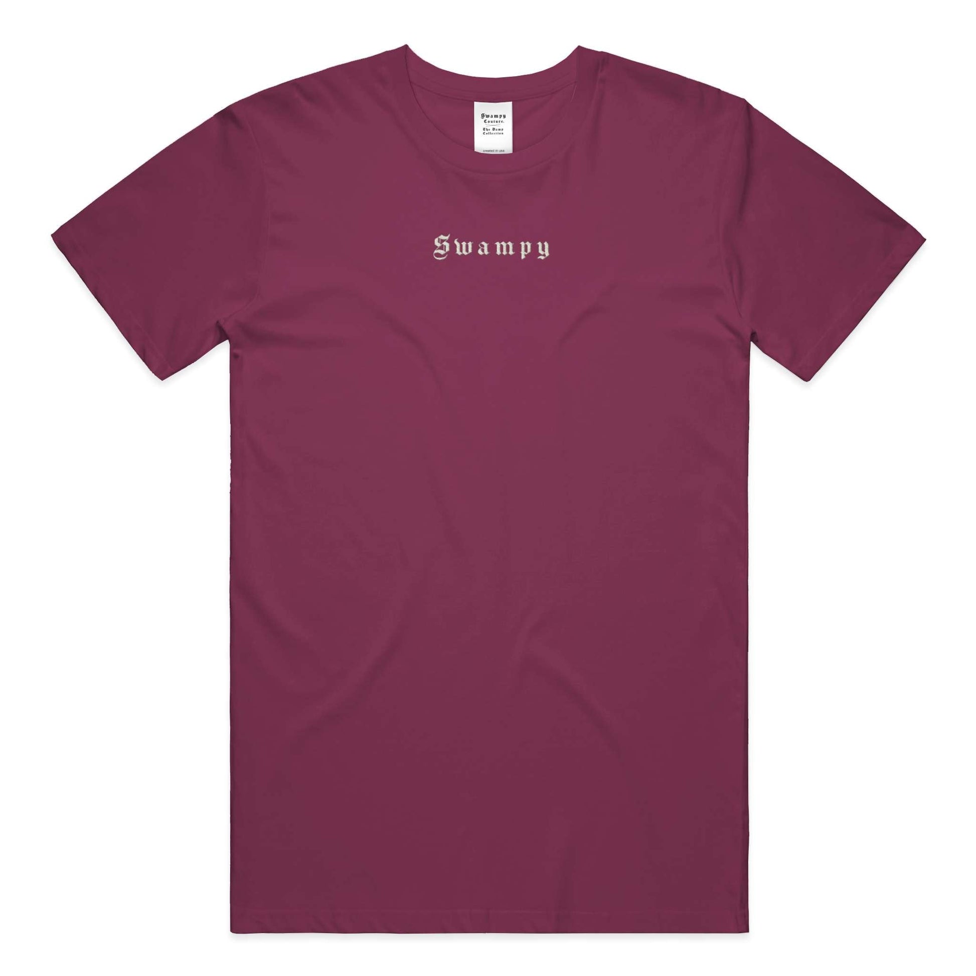 Premium Tee - Maroon - Swampy Couture - tshirt
