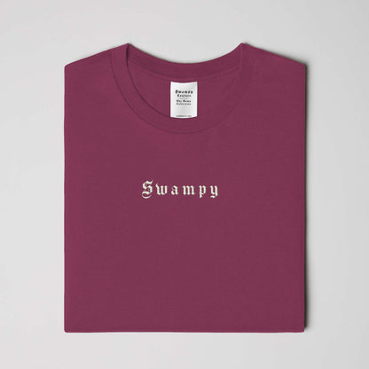 Premium Tee - Maroon - Swampy Couture - tshirt