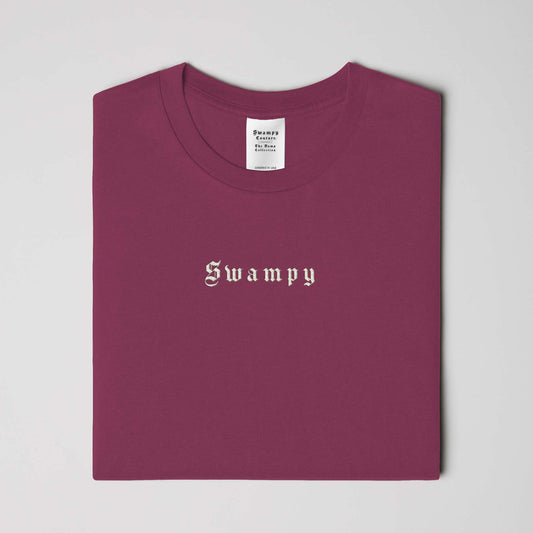 Premium Tee - Maroon - Swampy Couture - tshirt