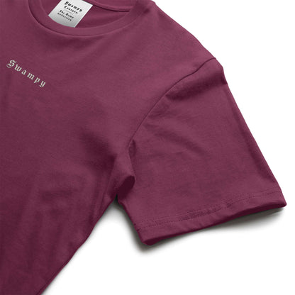 Premium Tee - Maroon - Swampy Couture - tshirt