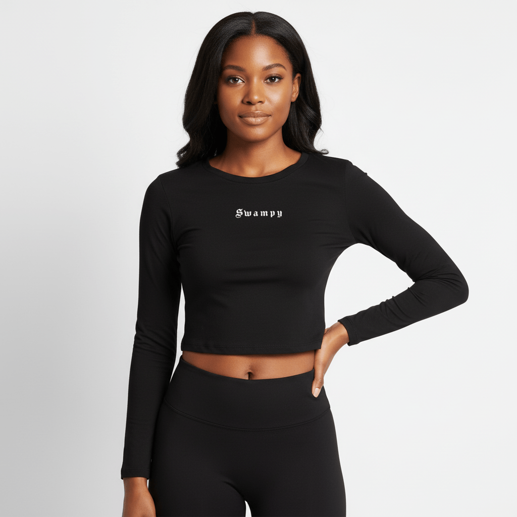 The Studio Crop - Swampy Couture - long sleeve