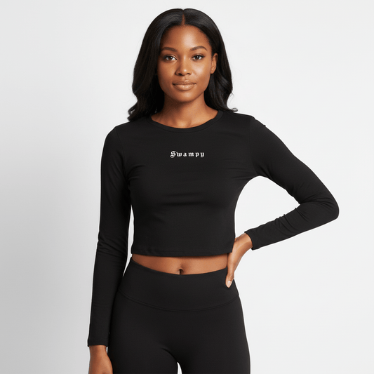 The Studio Crop - Swampy Couture - long sleeve