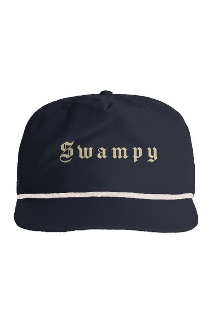 The Surf Rope Cap - Navy - Swampy Couture - hat