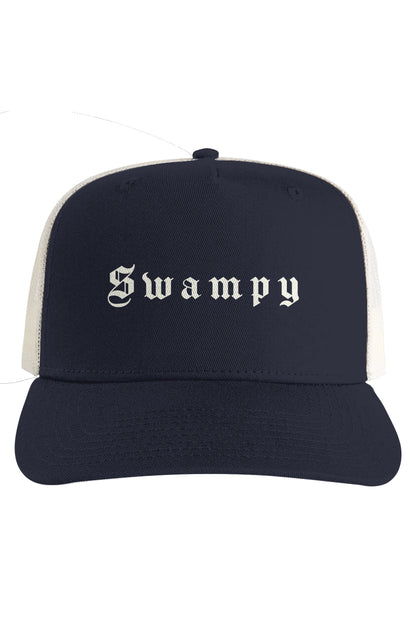 Trucker Hat - Navy - Swampy Couture - hat