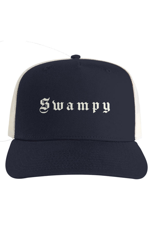Trucker Hat - Navy - Swampy Couture - hat