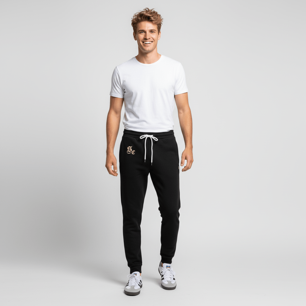 Unisex Premium Joggers - Black - Swampy Couture - pants