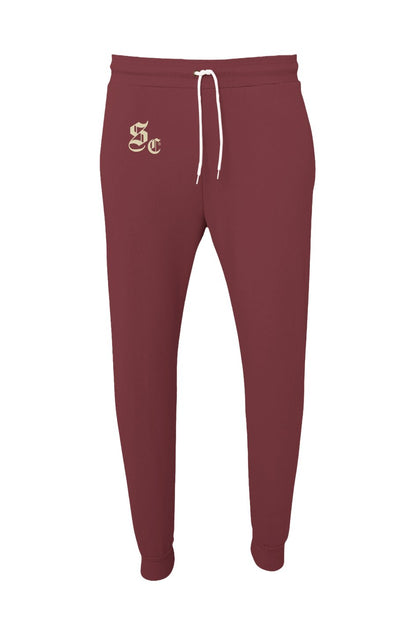 Unisex Premium Joggers - Maroon - Swampy Couture - pants