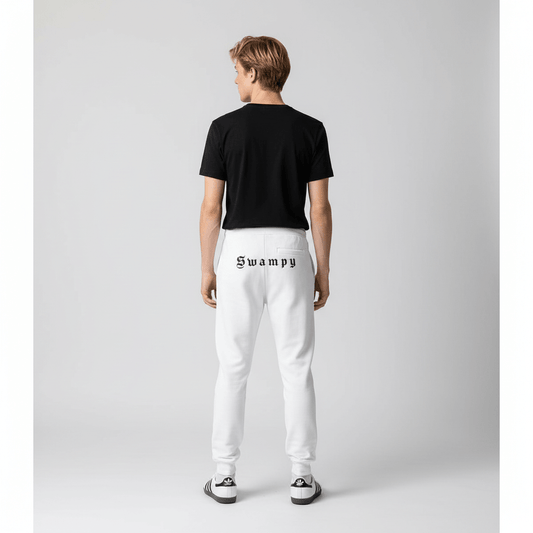 Unisex Premium Joggers - White - Swampy Couture - pants