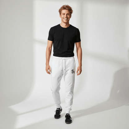 Unisex Premium Joggers - White - Swampy Couture - pants