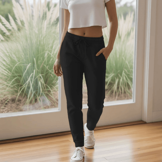 Women's Premium Wash Sweatpants - Black - Swampy Couture - pants